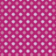 flowers pattern doodle shapes motif continuous classic pink background. Modern floral fabric design textile swatch ladies dress, men's shirt all over print block.