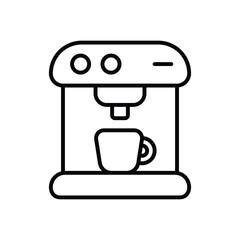 Coffee Maker icon vector stock illustration