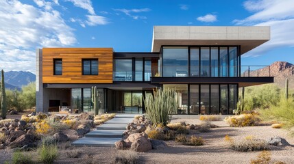 Modern Desert Home Architecture: A Stunning Contemporary Residence in Arizona