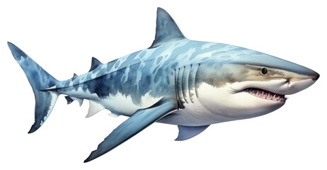 Naklejka premium PNG Shark animal fish