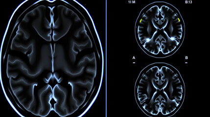 MRI scans mapping the progression of multiple sclerosis, MRI, neurological discoveries