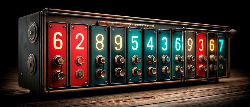 Retro Numeric Panel Device