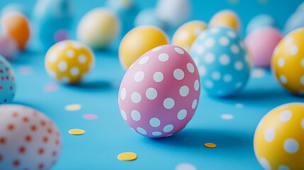 Fototapeta premium colorful easter eggs