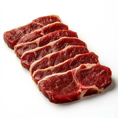 Fototapeta premium Savor the Exquisite: Succulent Beef Steaks, Ready for Grilling