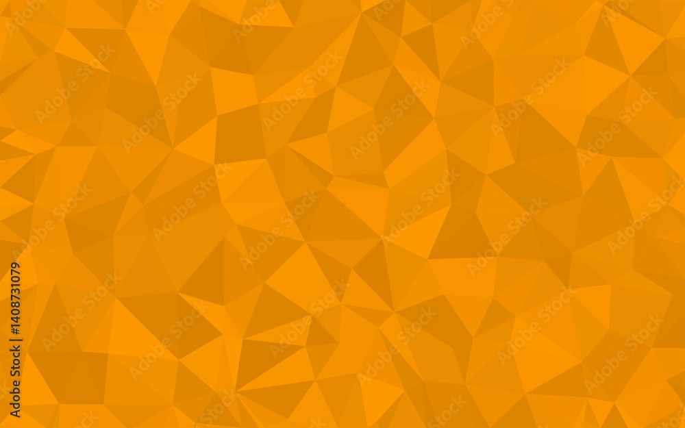 Aufkleber light orange background with polygonal pattern. illustration with set of triangles. smart pattern fo