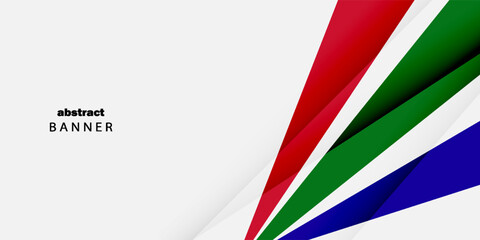 Modern flow color wave line banner design background