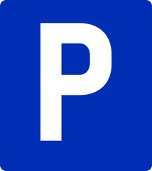 Parking designation square