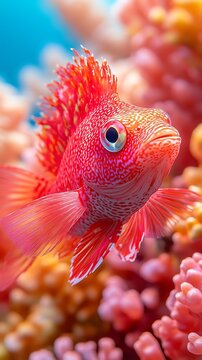 Coral Reef Fish Close Up