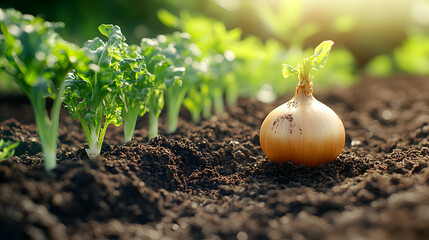Seed Sprouting in Soil
