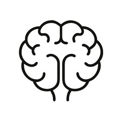 human brain vector icon