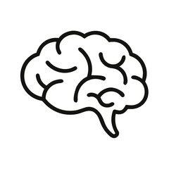 vector icon of a brain