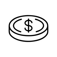 dollar icon vector illustration