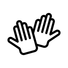 high five line icon