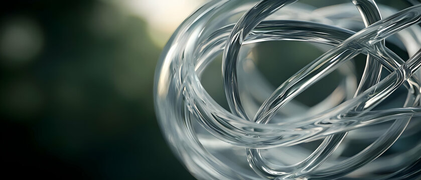 Abstract Intertwined Lines