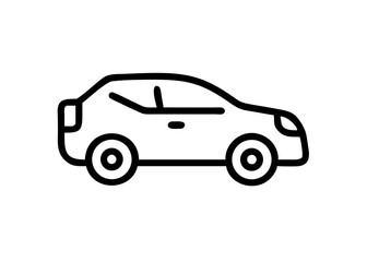private car. icon. 