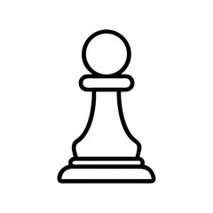 Chess pieces. pion. icon.