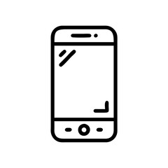 mobile phone vector icon illustration