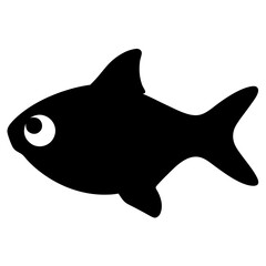 harlequin rasbora fish black silhouette of a moorish idol fish aquatic animal ocean life- simple black silhouette of a harlequin rasbora fish tropical sea life animal icon,
