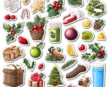 Christmas Stickers Collection