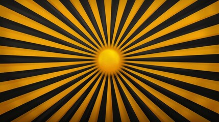 Obraz premium Dynamic black and yellow rays background, a striking abstract design for modern visual projects