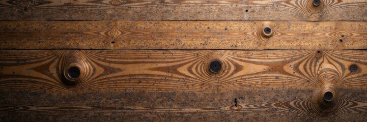 Obraz premium Wood grain texture with subtle cracks and knots, wood background, grain, rustic wood