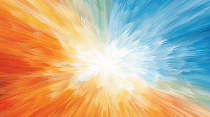 Obraz premium Radiant explosion of colors, a vibrant abstract display of light and energy vivid