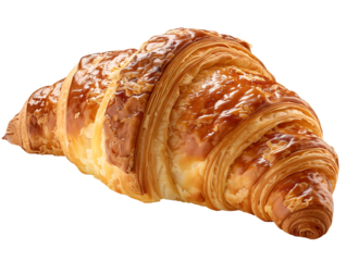 croissant isolated on white background