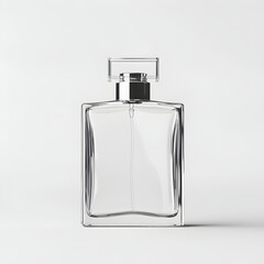 Perfume Bottle with Minimal Design and Soft Shadows