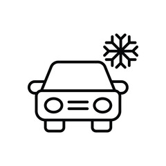 Cooling System icon vector stock illustration