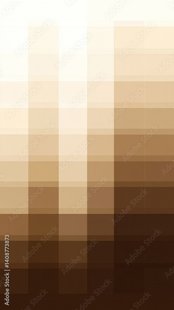 Poster a color gradient of browns and whites. the colors are arranged in a checkerboard pattern