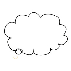 Jagged speech bubble