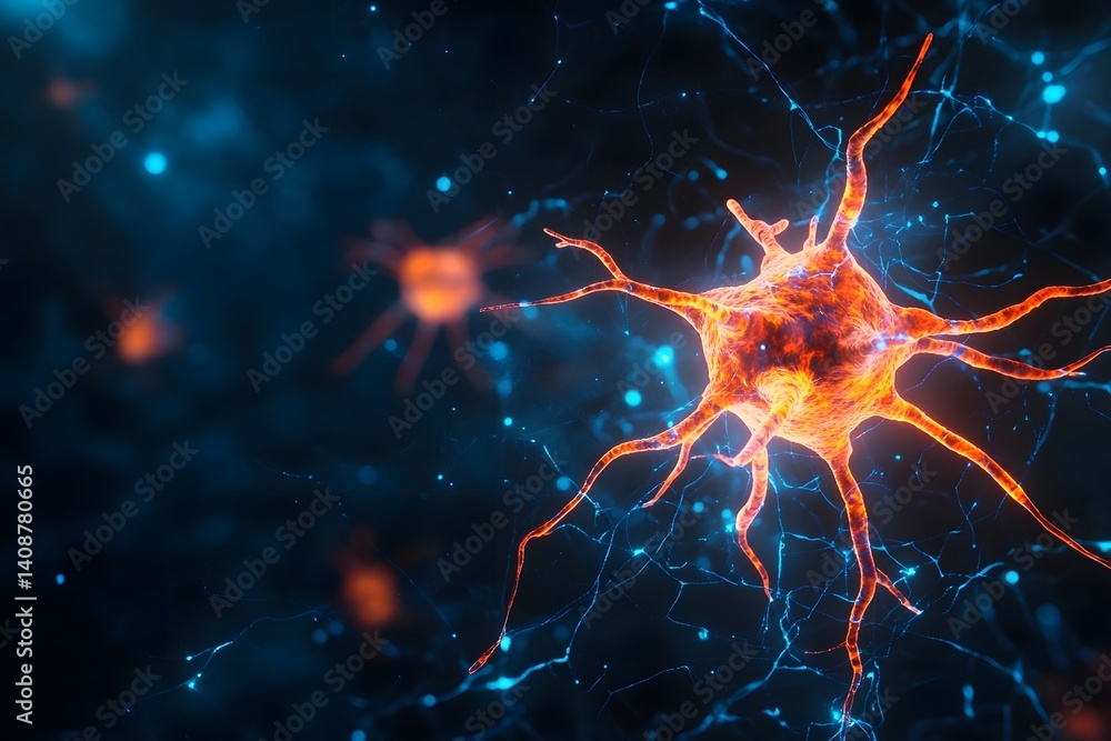 Poster neurons and the intricate nervous system network