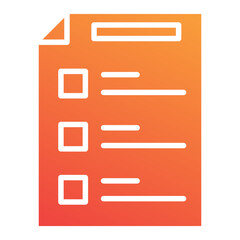 Obraz premium List Icon