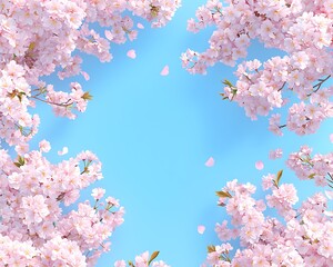 Cherry Blossoms Frame Design