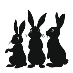 black_easter_bunnies_white_scene