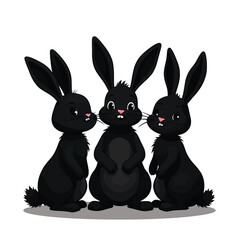 vector_bunny_black_on_white