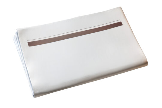 blank newspaper mockup isolated PNG