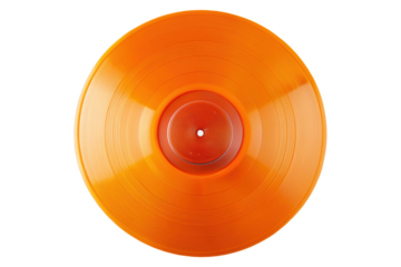 orange cd or dvd isolated PNG