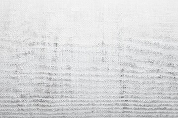 Fototapeta premium Textured White Linen Fabric Background for Minimalist Design