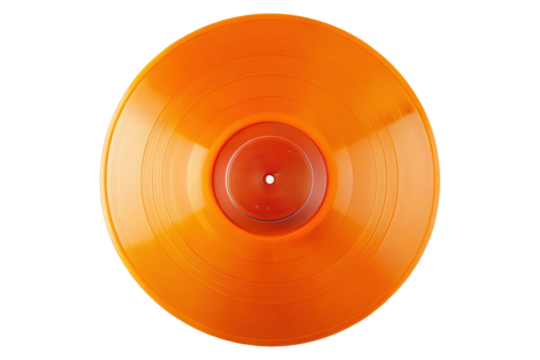 orange cd or dvd isolated PNG