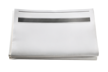 blank newspaper mockup isolated PNG