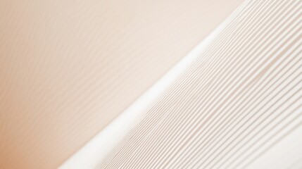 Subtle beige and white vertical lines create a minimalist aesthetic