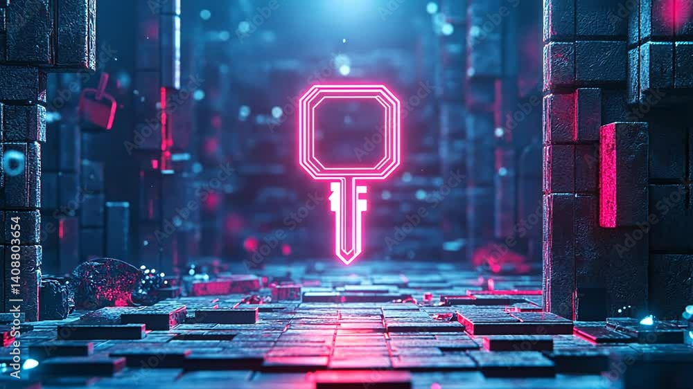 Poster mystical key: illuminating a digital pathway to security and innovation