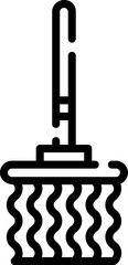mop illustration on a white background   