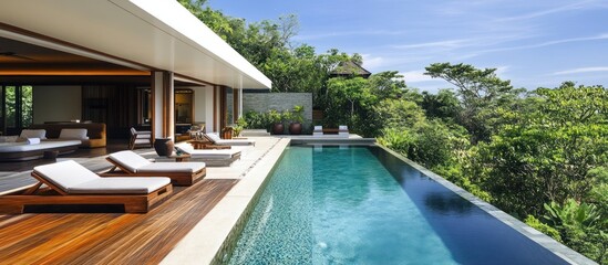 Luxury Villa with Infinity Pool and Jungle View
