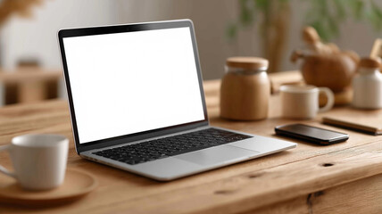 Fototapeta premium Modern Netbook Laptop for Work and Leisure