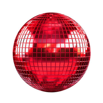 red disco ball