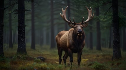 Fototapeta premium deer in the woods