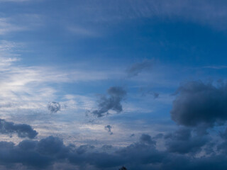 夕暮れの澄んだ空と雲40