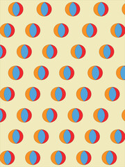 Seamless Abstract Background. beach ball pattern